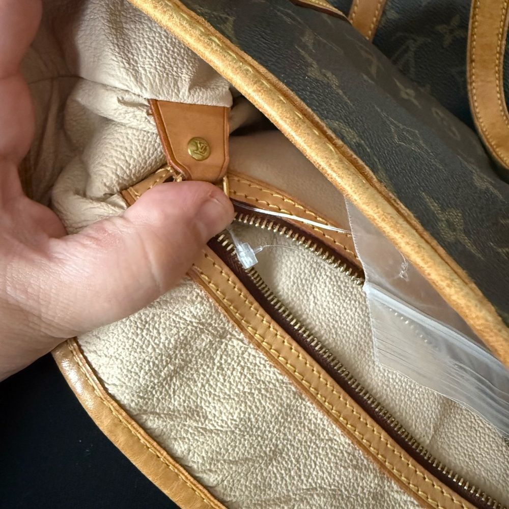 Used Louis Vuitton Brown Monogram Tote Bag bucket bag used good condition - Picture 15 of 15